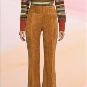 Golden Brown No Boundaries Elastic Waist Bell Bottom Pants Size XL (15-17)